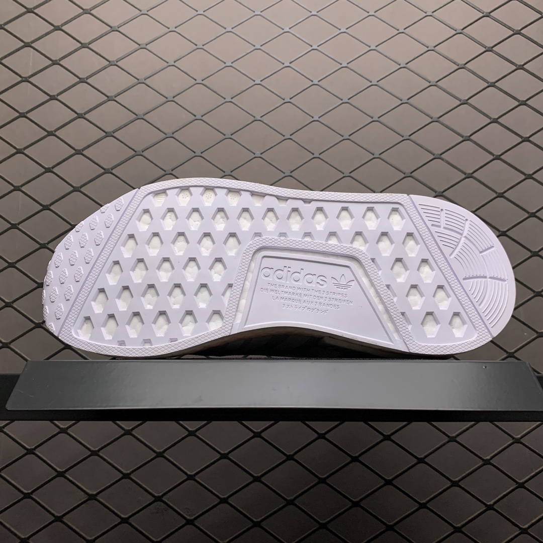 200 Adidas 阿迪达斯 NMD Boost 爆米花超弹中底 FW7580 针织网面休闲跑步鞋
