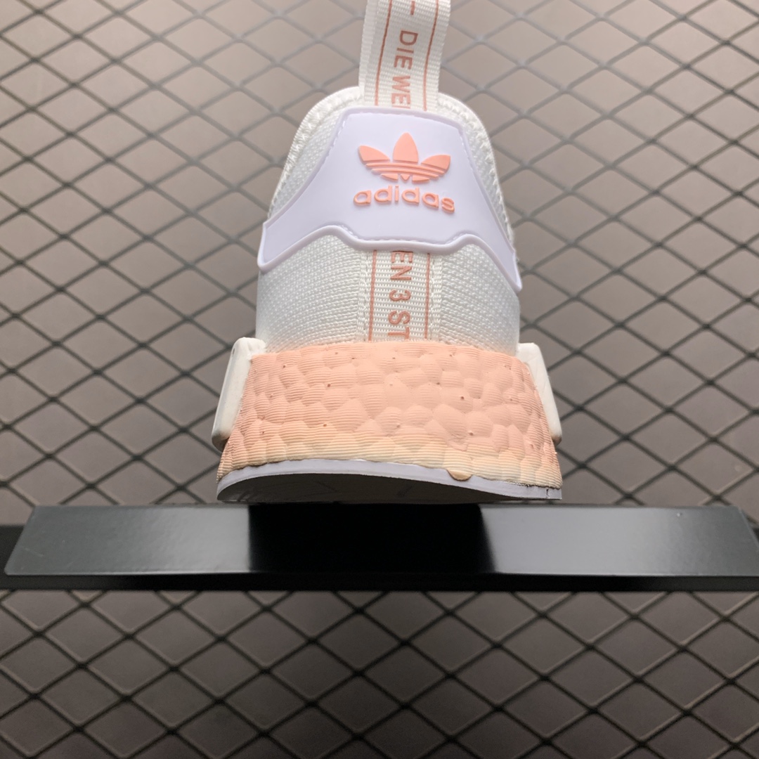 200 Adidas 阿迪达斯 NMD Boost 爆米花超弹中底 FW7580 针织网面休闲跑步鞋
