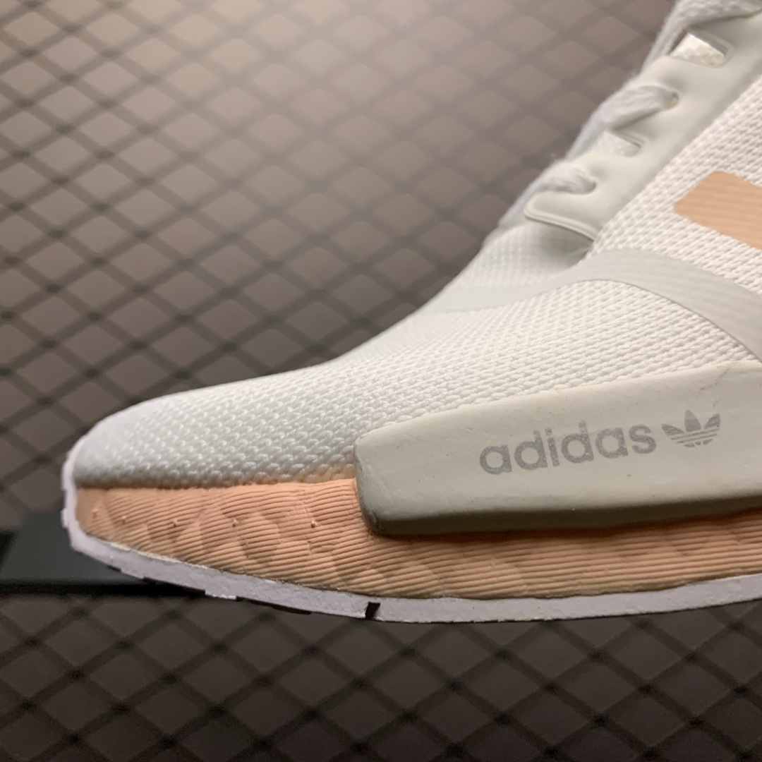 200 Adidas 阿迪达斯 NMD Boost 爆米花超弹中底 FW7580 针织网面休闲跑步鞋