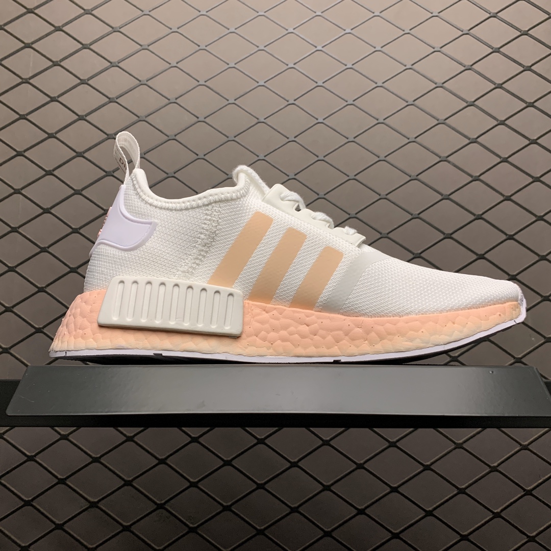 200 Adidas 阿迪达斯 NMD Boost 爆米花超弹中底 FW7580 针织网面休闲跑步鞋