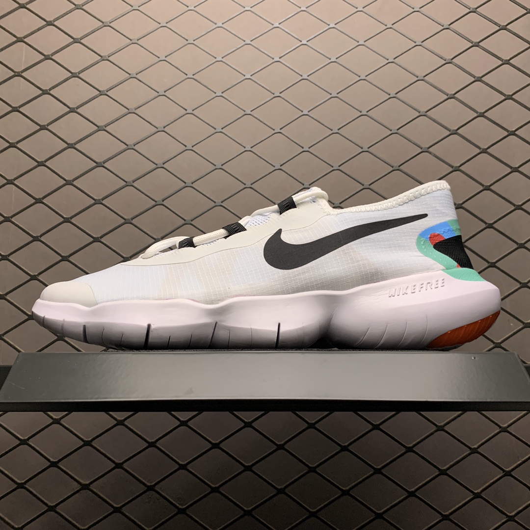 160 Nike Free RN 5.0 2020 赤足 超轻透气缓震跑步鞋 CV9305-100