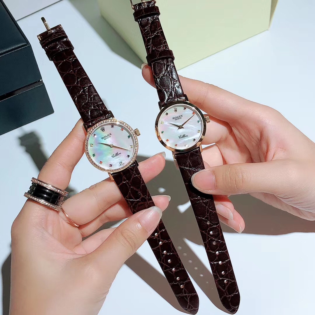 Rolex 高级腕表ROLEX 一见倾心 劳力士切利尼女款奢华版惊艳上市 表面镶嵌12颗施洛华世奇彩钻