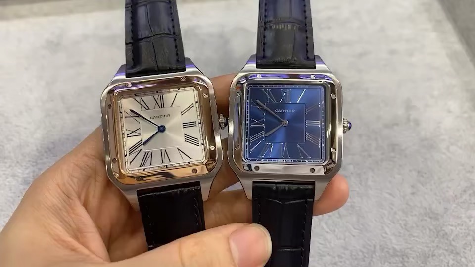 Cartier 卡地亚山度士女表视频欣赏