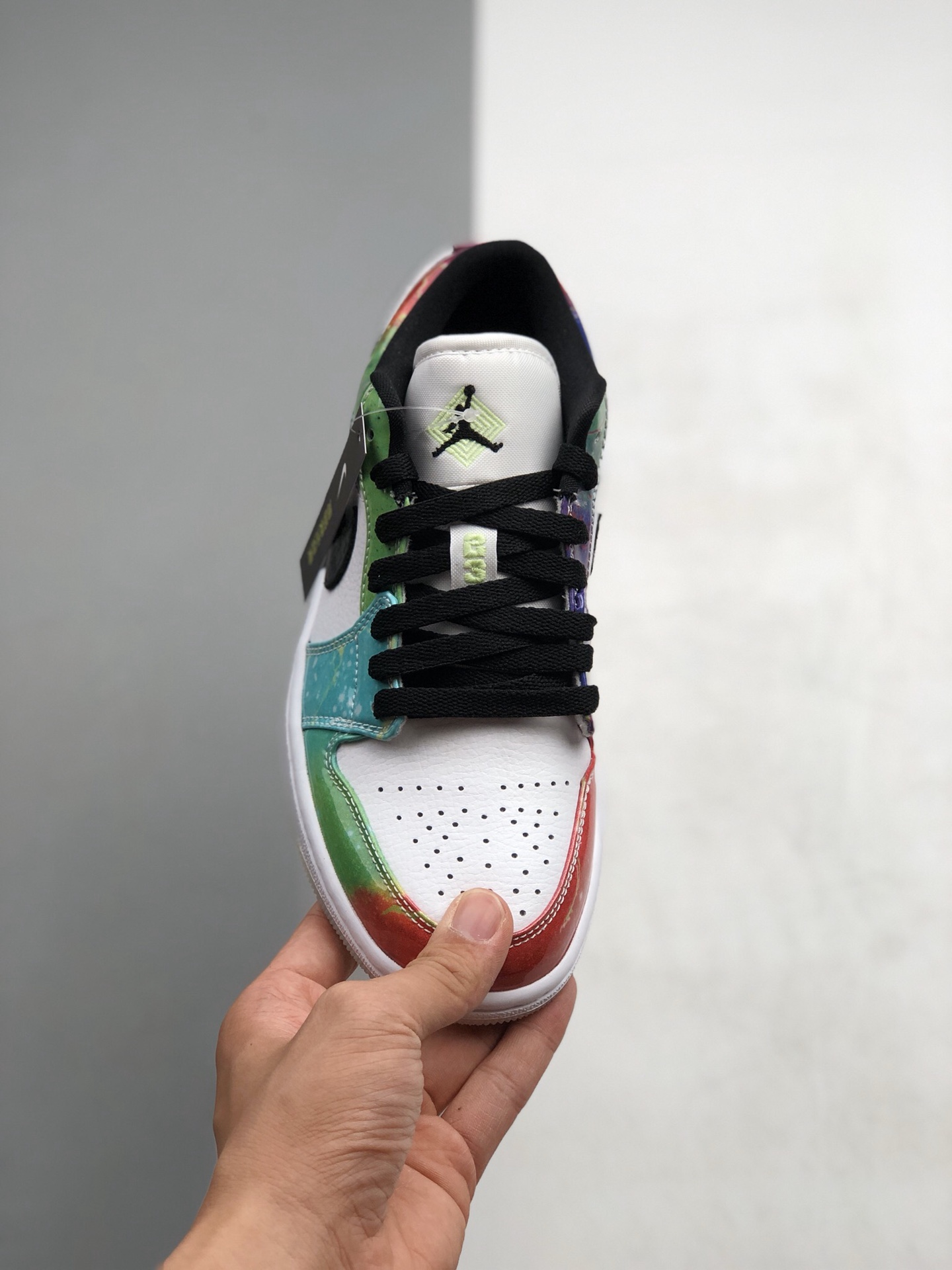 250 新配色耐克/Nike Air Jordan 1 Low AJ1乔丹1代低帮球篮鞋 原厂中注底胶空 钢印 荧光色 夜光底CW7310-909