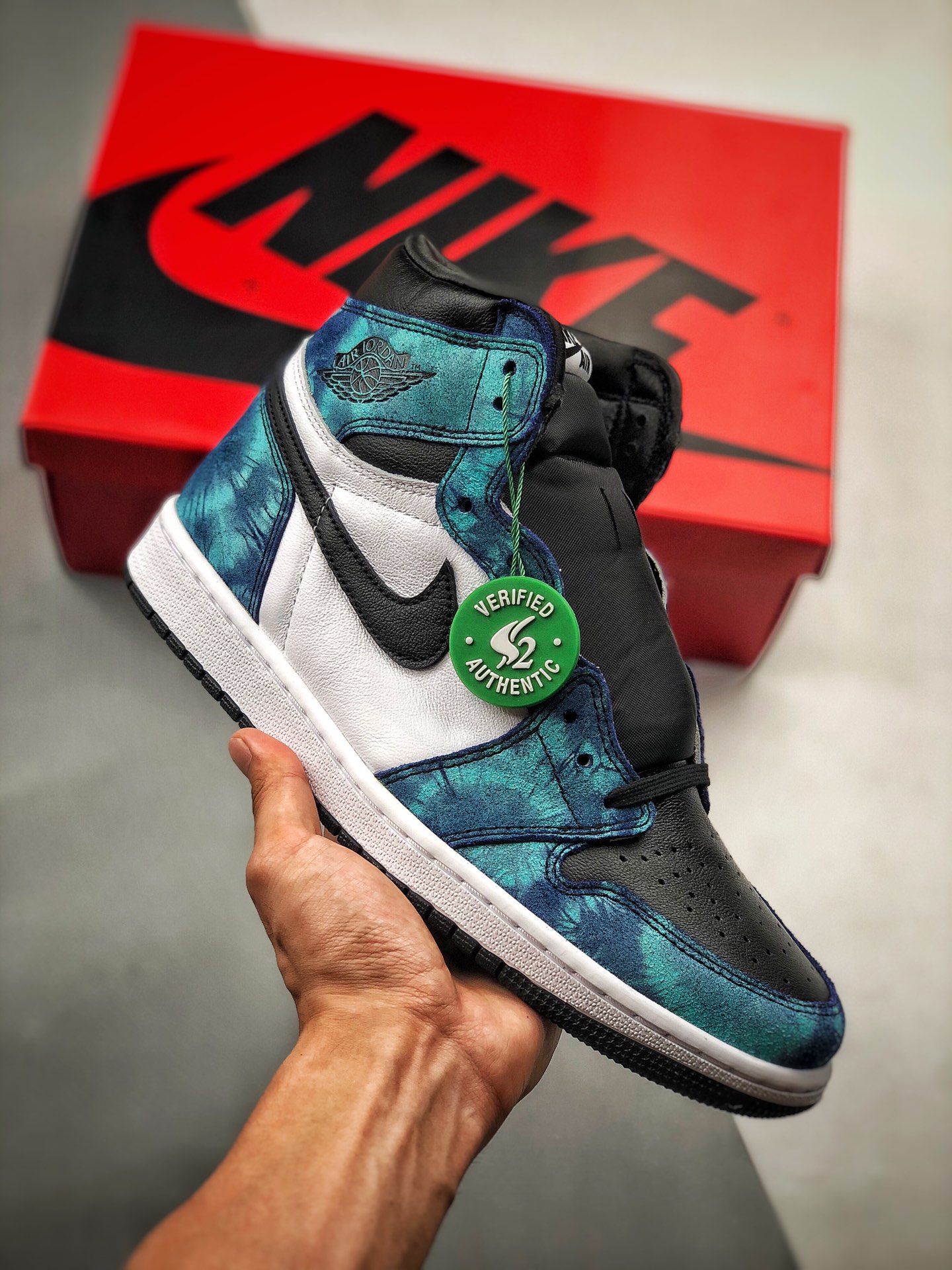S2 puramente original, alcanzando la cima de nuevo 💪🏻💪🏻 AirJordan 1 Retro "Tie-Dye" color teñido, nueva versión de …