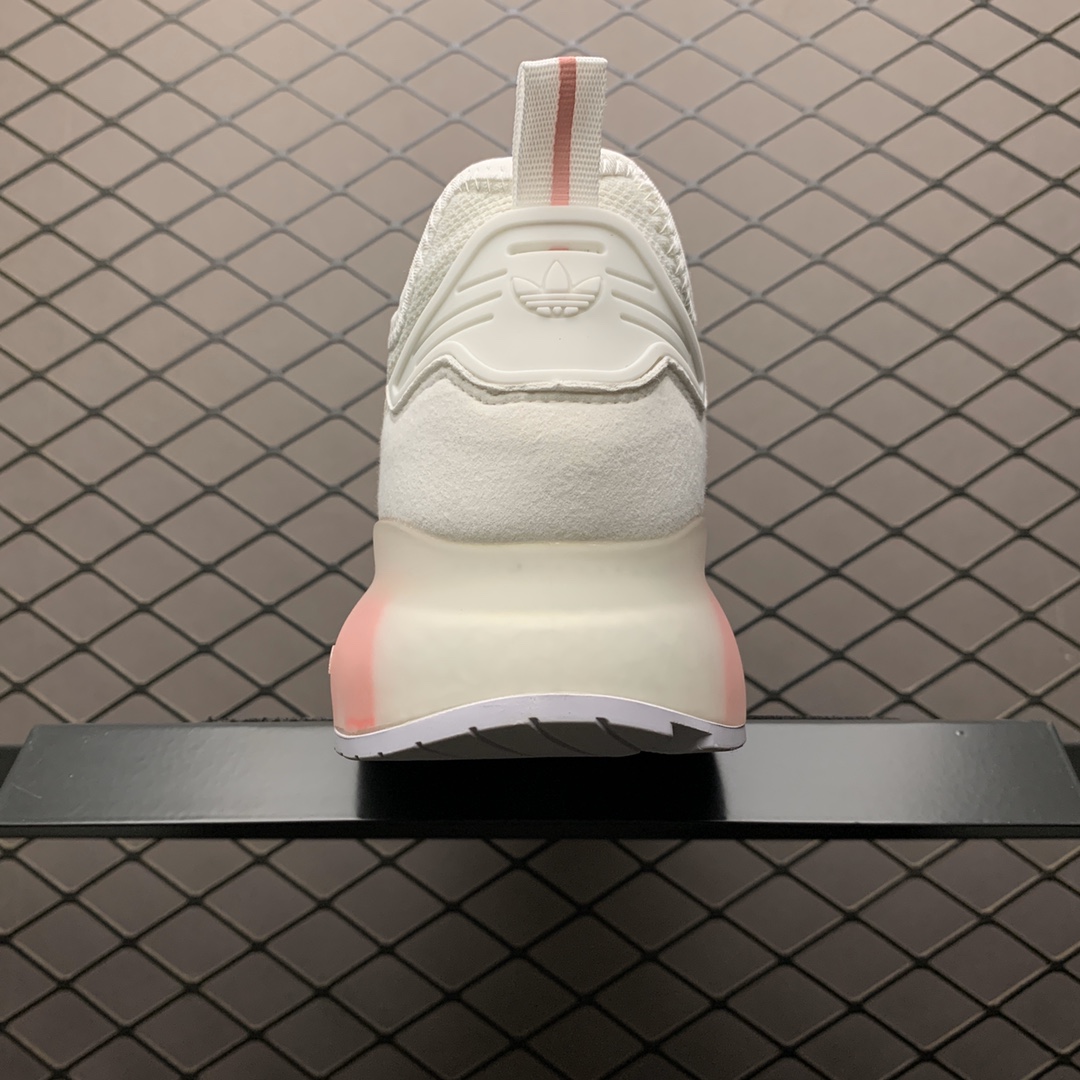 250 Adidas 阿迪达斯 ZX 2K 易烊千玺代言款 爆米花中底跑鞋 FV8983