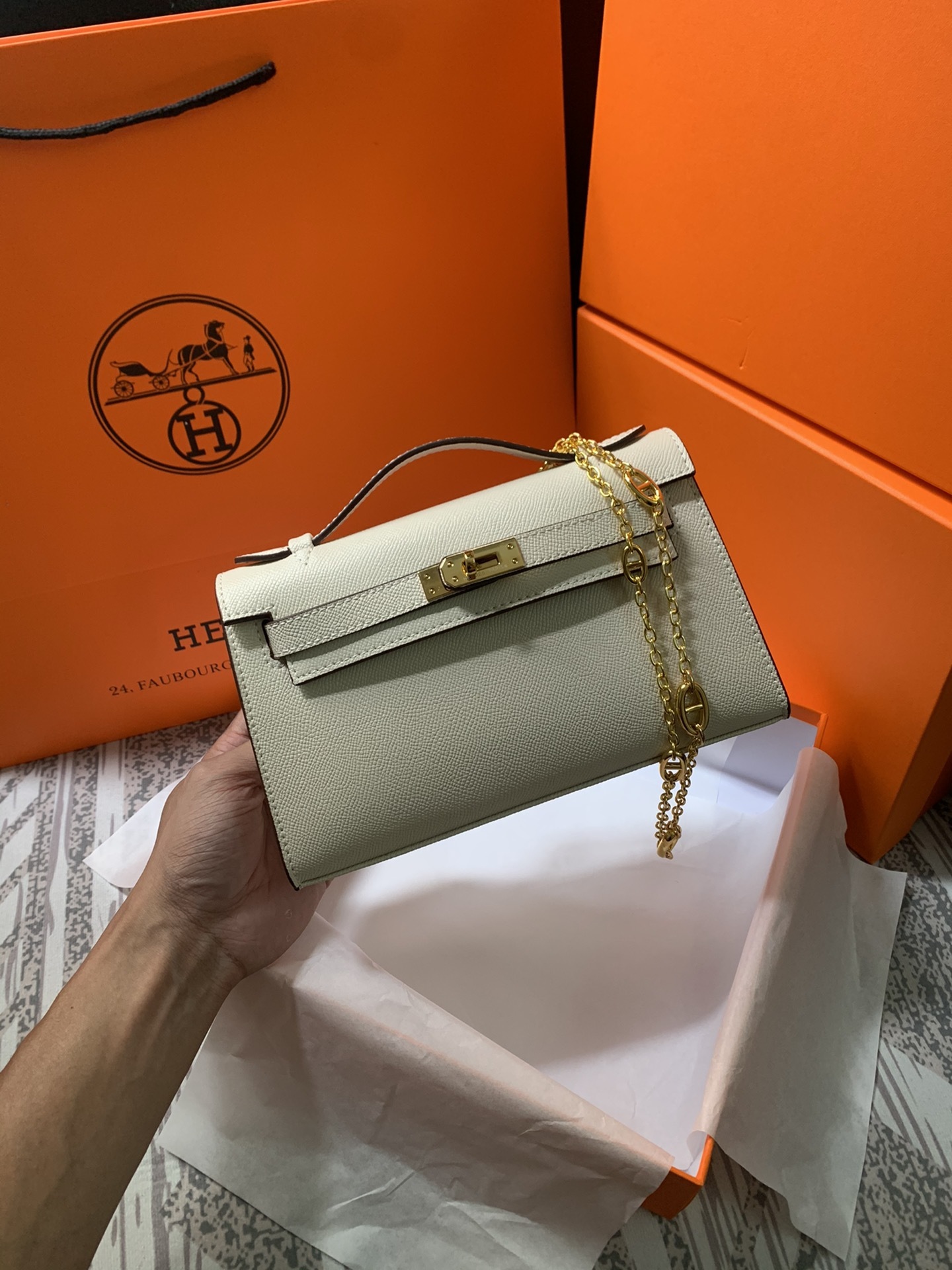猪鼻子肩带20HermesMiniK