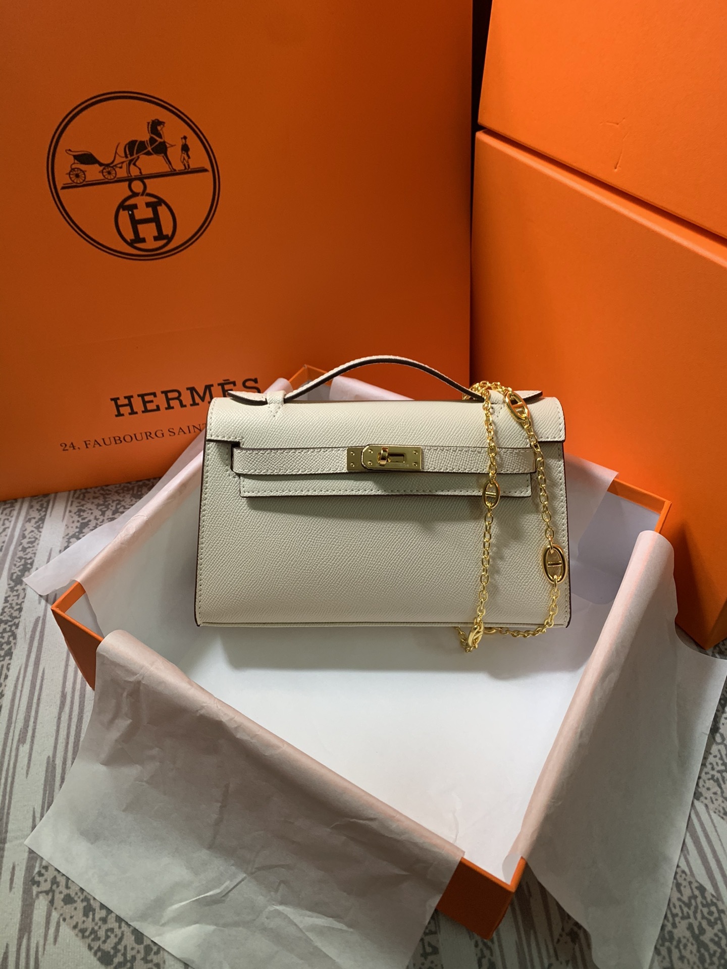 猪鼻子肩带20HermesMiniK