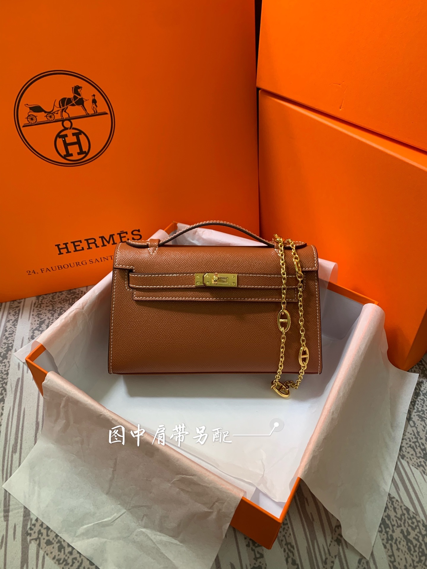猪鼻子肩带20HermesMiniK