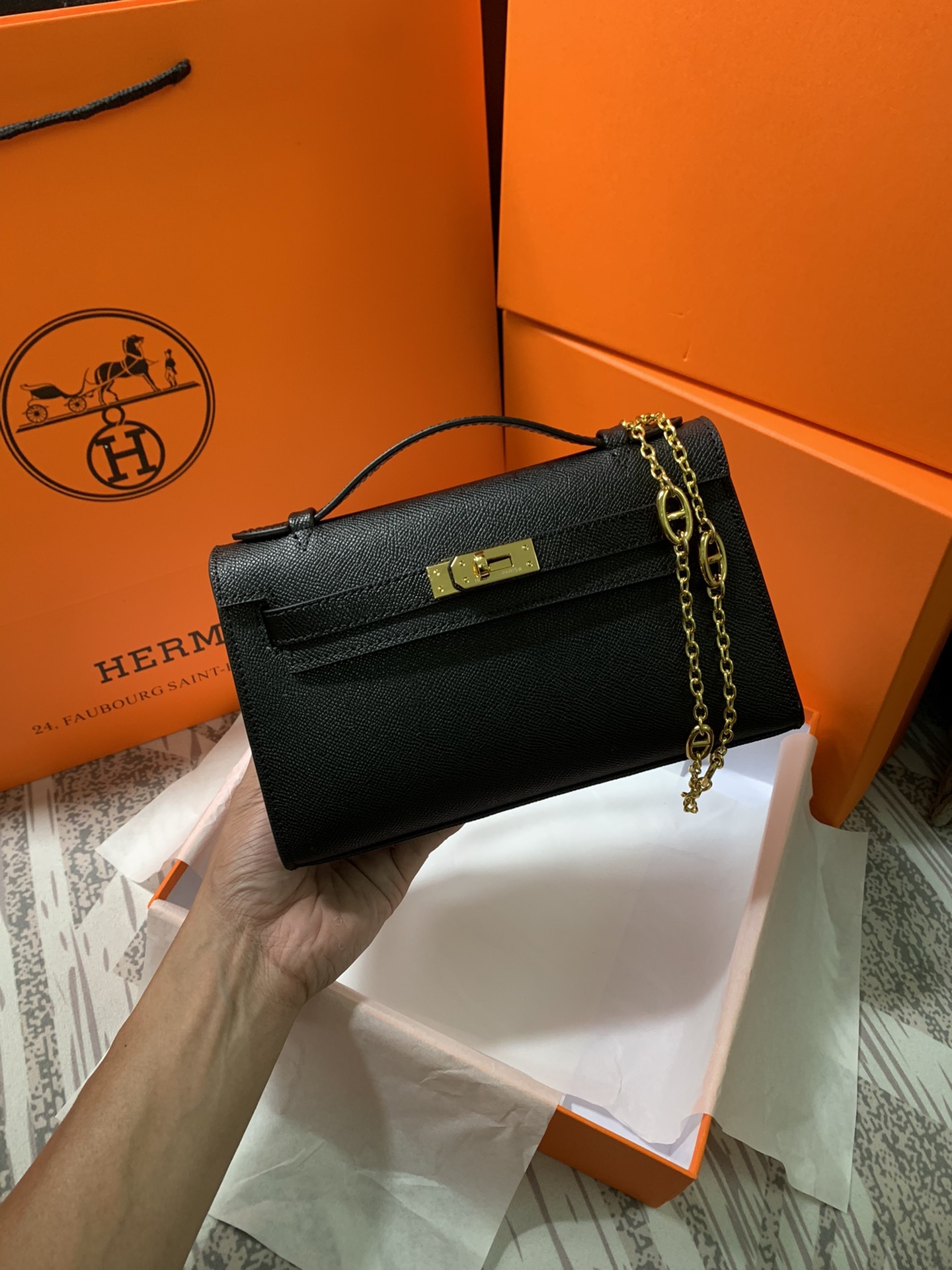 猪鼻子肩带20HermesMiniK