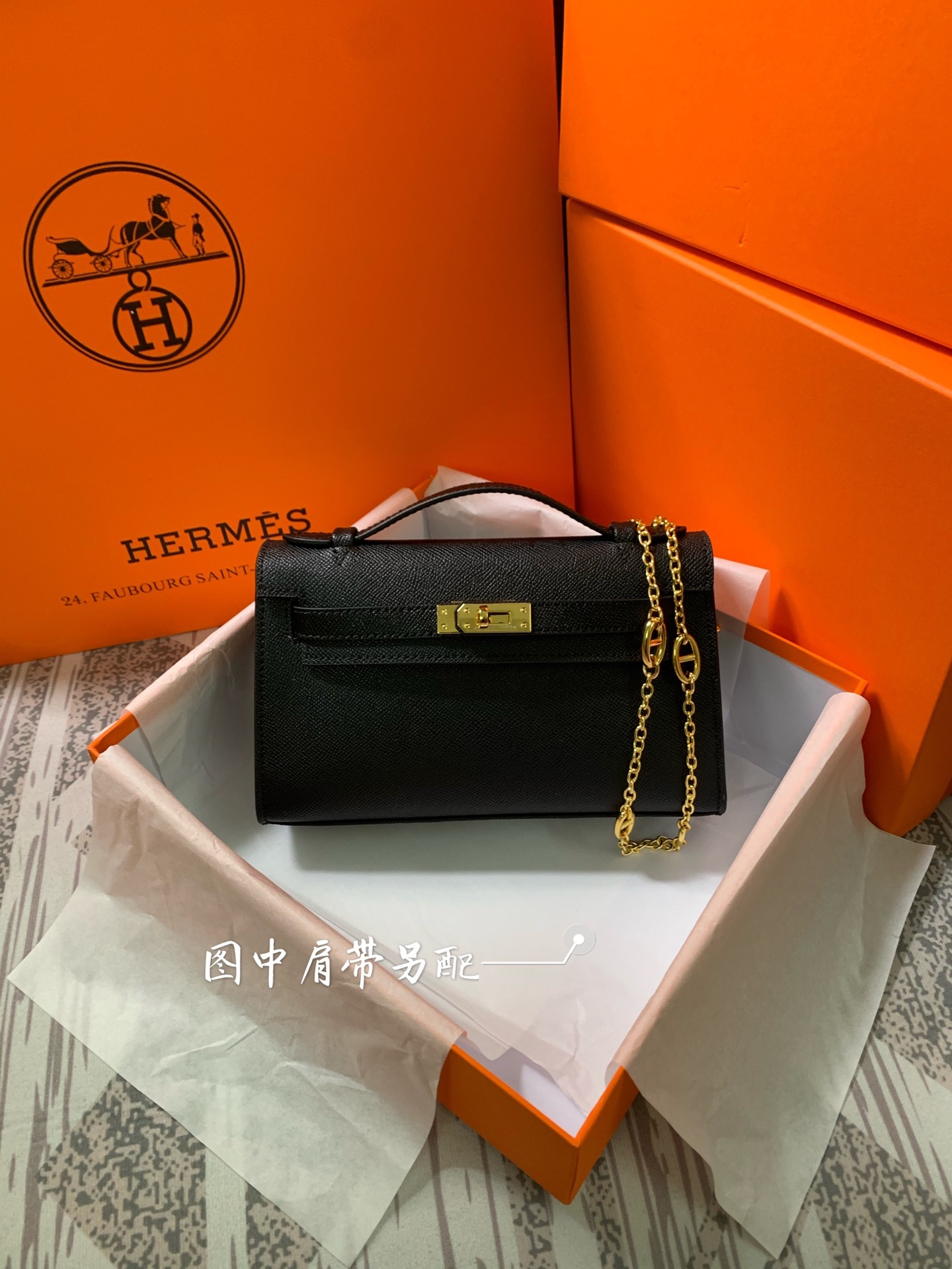 猪鼻子肩带20HermesMiniK