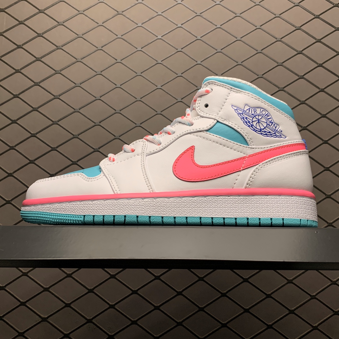 250 Air Jordan 1 Mid AJ1乔1中帮文化篮球鞋 555112-102