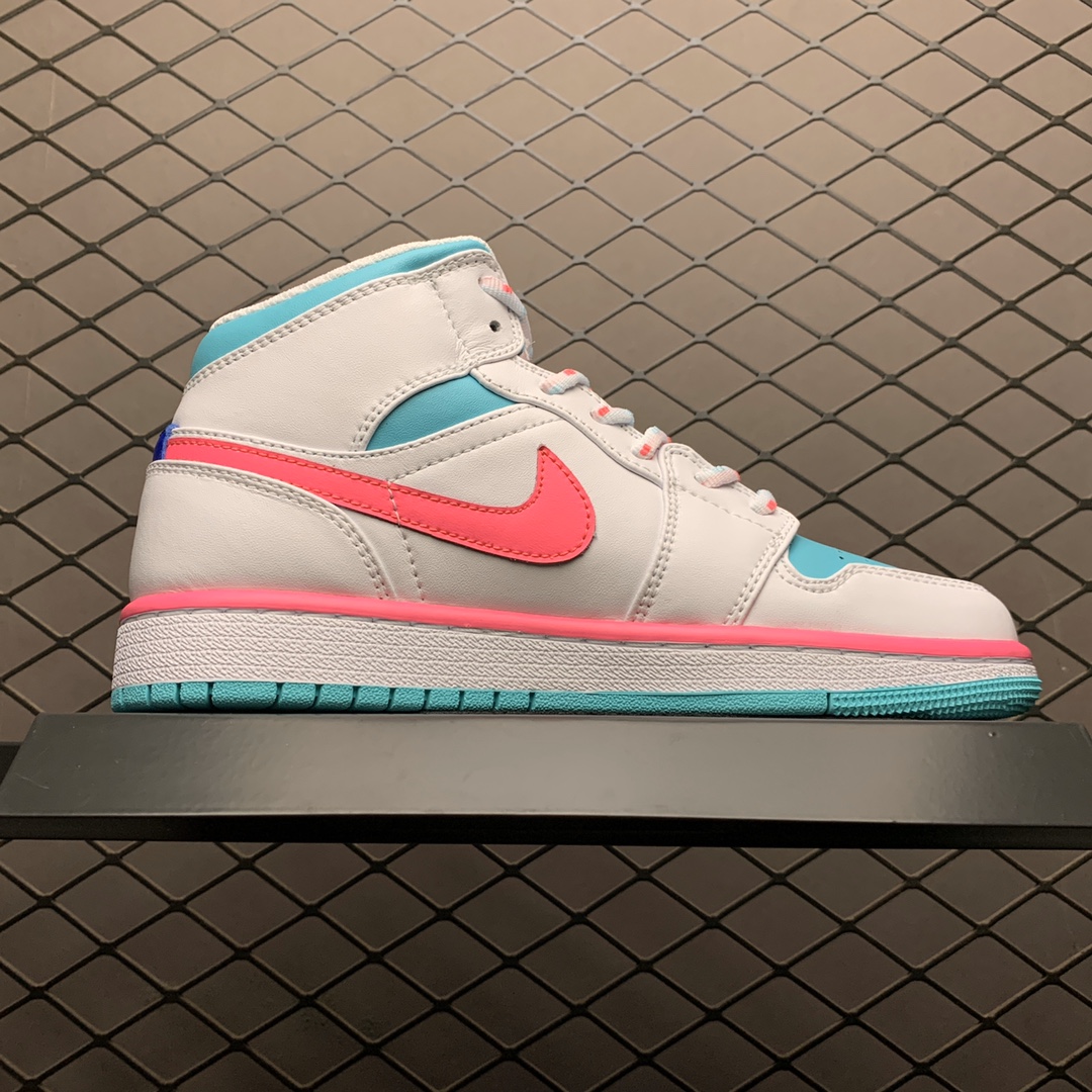 250 Air Jordan 1 Mid AJ1乔1中帮文化篮球鞋 555112-102