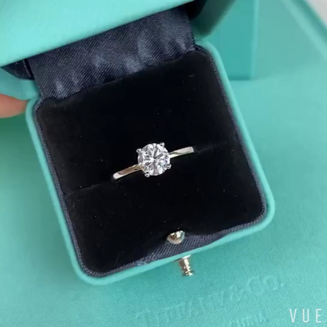 b蒂芙尼四爪戒指💍