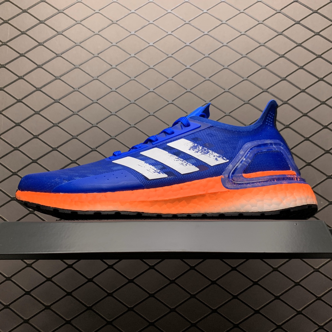 200 Adidas 阿迪达斯 Ultra Boost PB 超轻量网纱透气鞋面 弹力爆米花中底休闲跑步鞋 EF0893 超弹力缓震BOOST中底