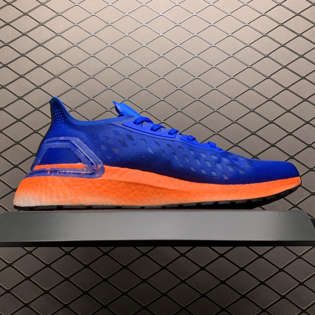200 Adidas 阿迪达斯 Ultra Boost PB 超轻量网纱透气鞋面 弹力爆米花中底休闲跑步鞋 EF0893 超弹力缓震BOOST中底