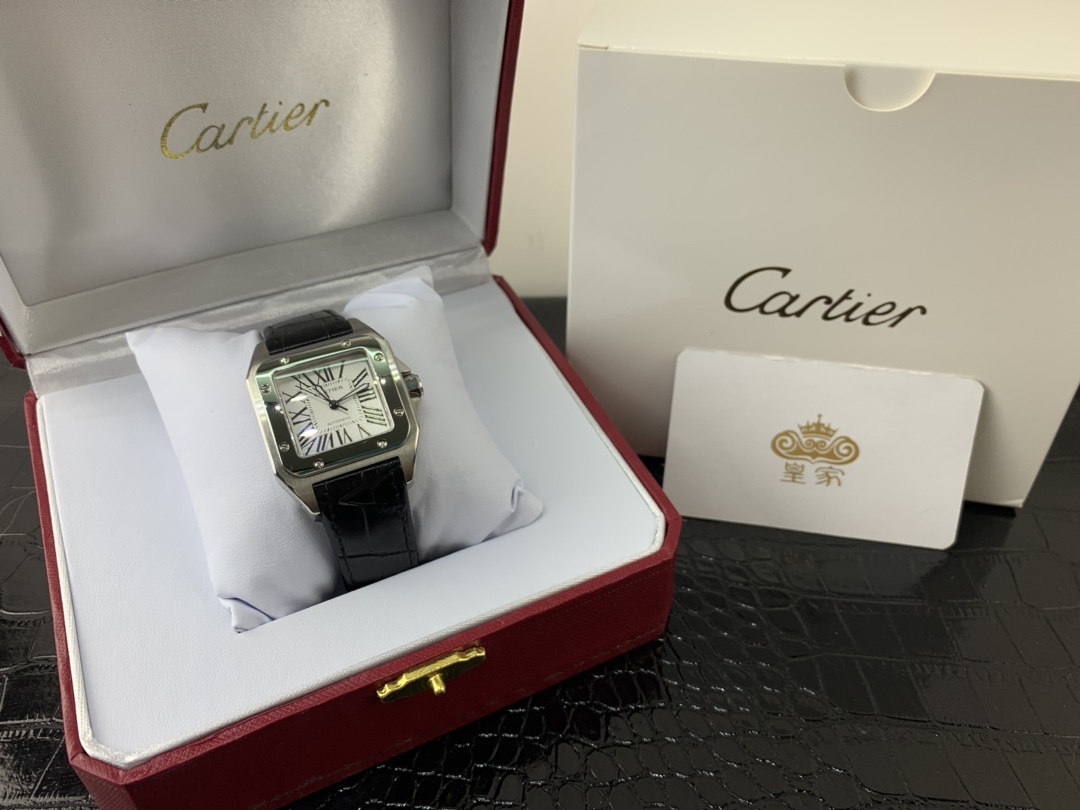 Cartier 皇家 卡地亚山度士系列女款腕表