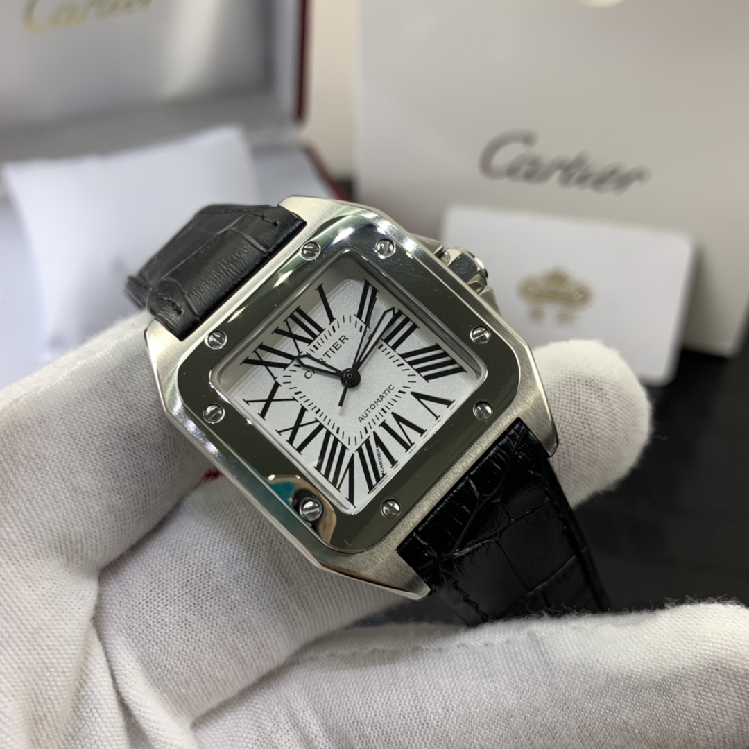 Cartier 皇家 卡地亚山度士系列女款腕表