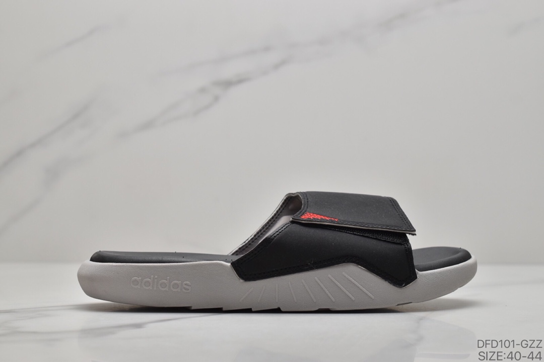60 ADIDAS阿迪达男斯沙滩游泳运动缓休震闲拖鞋