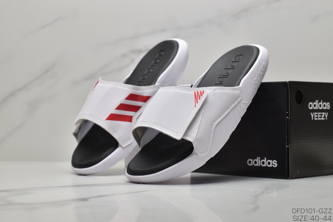 60 ADIDAS阿迪达男斯沙滩游泳运动缓休震闲拖鞋