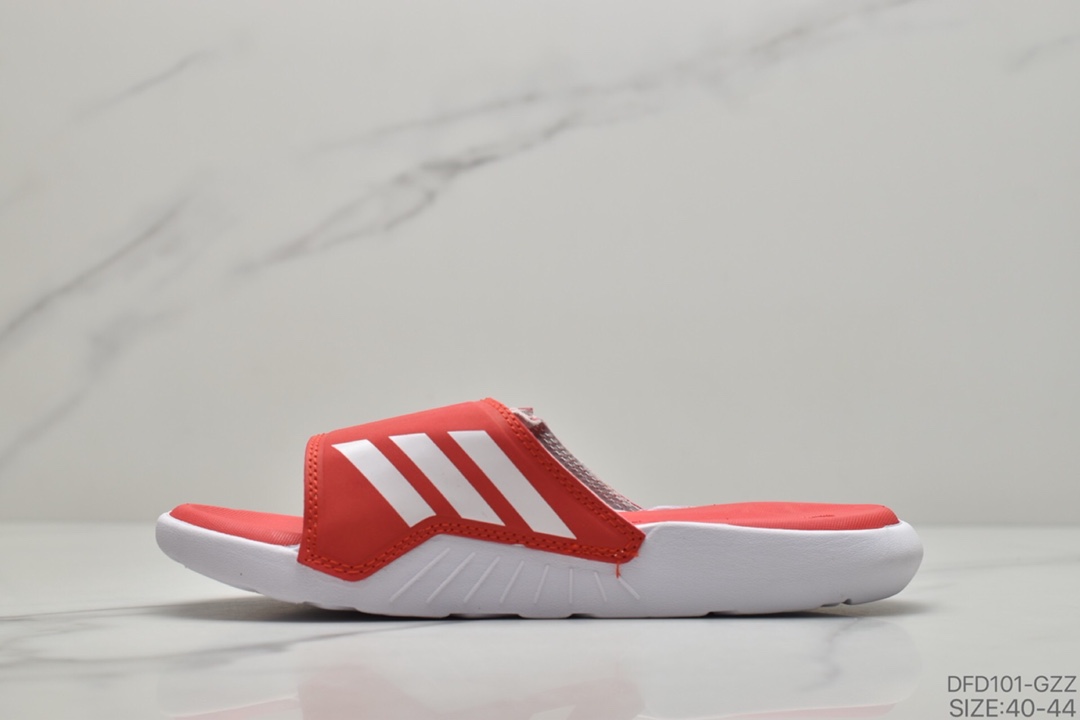 60 ADIDAS阿迪达男斯沙滩游泳运动缓休震闲拖鞋