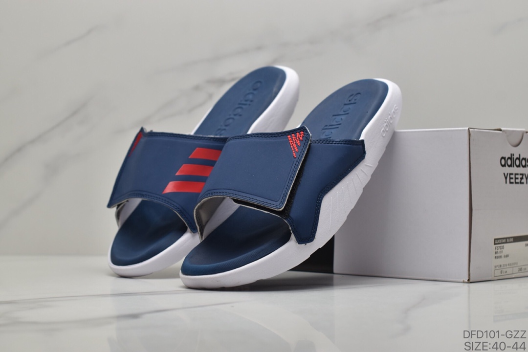 60 ADIDAS阿迪达男斯沙滩游泳运动缓休震闲拖鞋