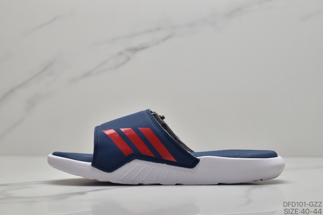 60 ADIDAS阿迪达男斯沙滩游泳运动缓休震闲拖鞋