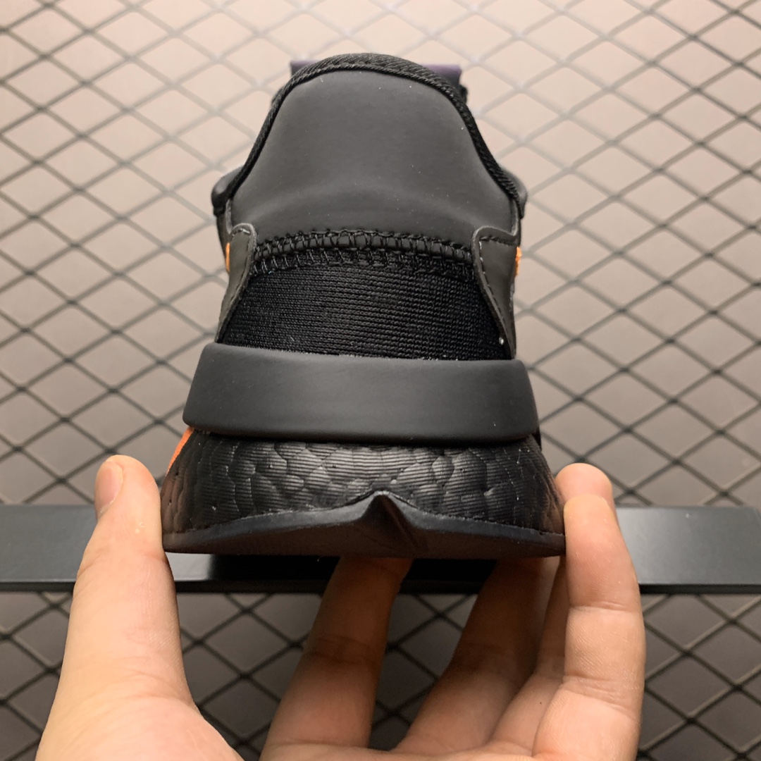 200 Adidas 阿迪达斯 Nite Jogger Boost夏季网面透气款  夜行者真爆大底复古跑鞋 FW8898