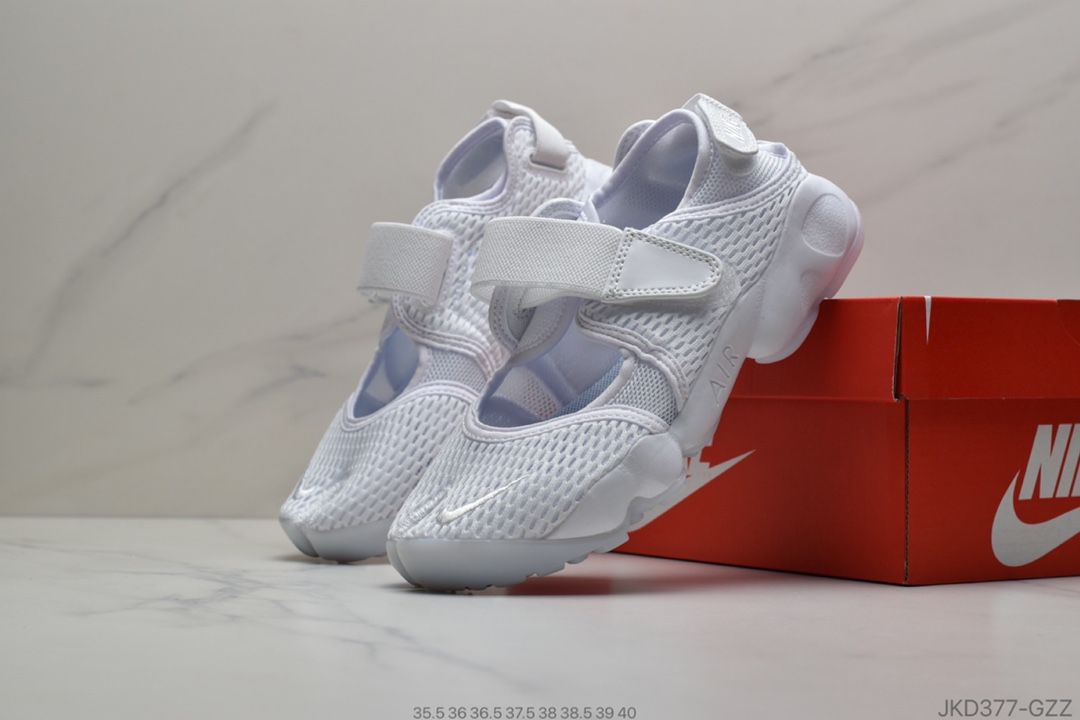 160 公司级 耐克WMNS Nike Air Rift BR耐克忍者魔术贴网面 休闲 运动鞋 848386-100