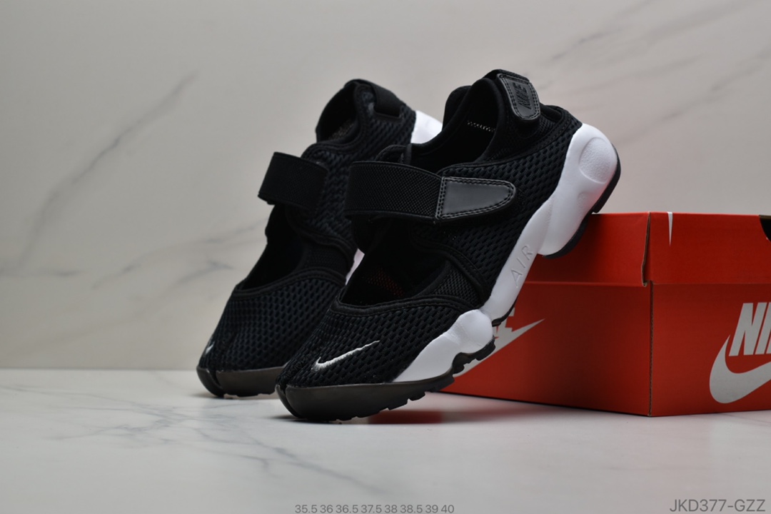 160 公司级 耐克WMNS Nike Air Rift BR耐克忍者魔术贴网面 休闲 运动鞋 848386-100
