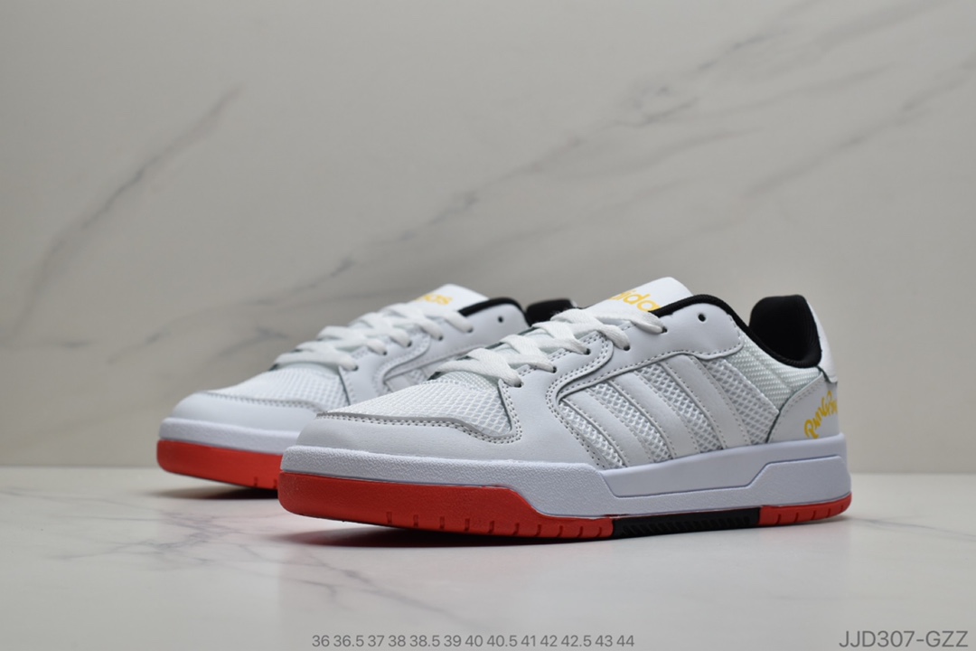 130 公司级 迪丽热巴,易烊千玺同款，Adidas 阿迪达斯生活 Neo ENTRAP追赶系列轻便休闲运动百搭板鞋官方货号FX3978 FX3977