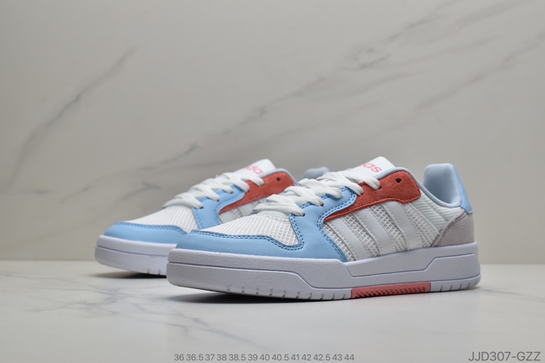 130 公司级 迪丽热巴,易烊千玺同款，Adidas 阿迪达斯生活 Neo ENTRAP追赶系列轻便休闲运动百搭板鞋官方货号FX3978 FX3977