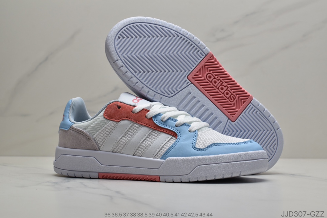 130 公司级 迪丽热巴,易烊千玺同款，Adidas 阿迪达斯生活 Neo ENTRAP追赶系列轻便休闲运动百搭板鞋官方货号FX3978 FX3977