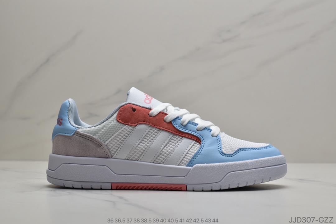 130 公司级 迪丽热巴,易烊千玺同款，Adidas 阿迪达斯生活 Neo ENTRAP追赶系列轻便休闲运动百搭板鞋官方货号FX3978 FX3977