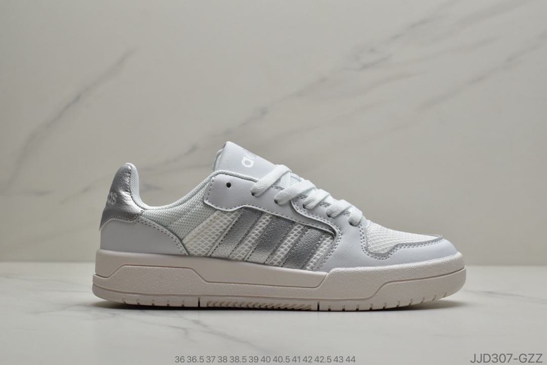 130 公司级 迪丽热巴,易烊千玺同款，Adidas 阿迪达斯生活 Neo ENTRAP追赶系列轻便休闲运动百搭板鞋官方货号FX3978 FX3977