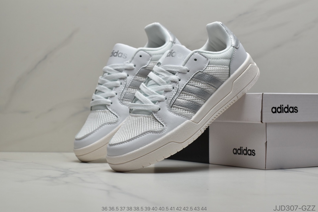 130 公司级 迪丽热巴,易烊千玺同款，Adidas 阿迪达斯生活 Neo ENTRAP追赶系列轻便休闲运动百搭板鞋官方货号FX3978 FX3977