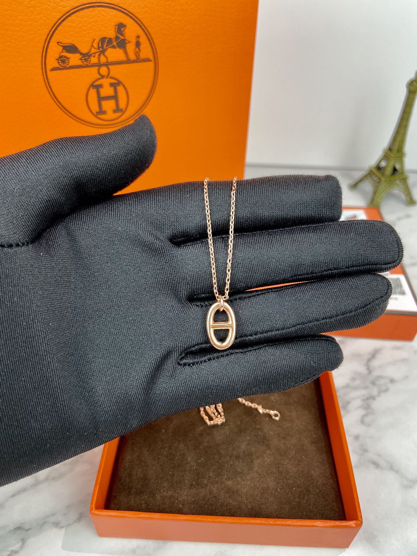 Hermès Haute Joaillerie Fine Jewelry Earrings Necklace Ring Ref.63590FA1 6