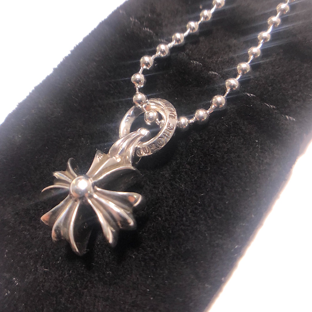 Chrome Hearts 新品上架Chrome hearts 克罗心短款十字架项链