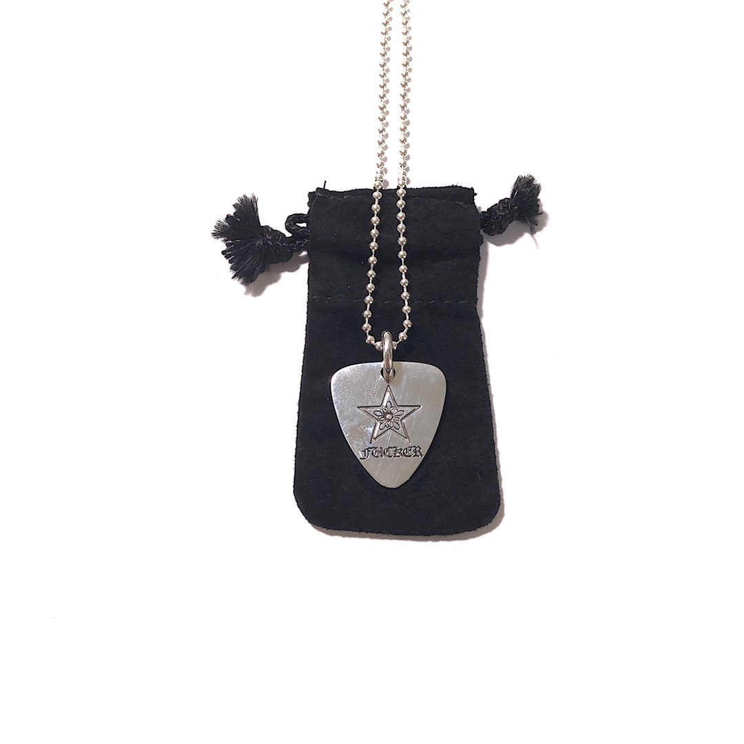 Chrome Hearts 新品上架𝗖𝗵𝗿𝗼𝗺𝗲 𝗛𝗲𝗮𝗿𝘁𝘀 克罗心 吉他拨片项链