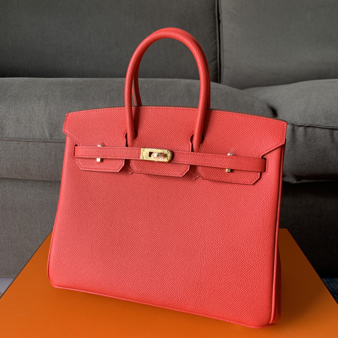 Hermes Birkin Knockoff
 Bags Handbags Red Gold Hardware Epsom