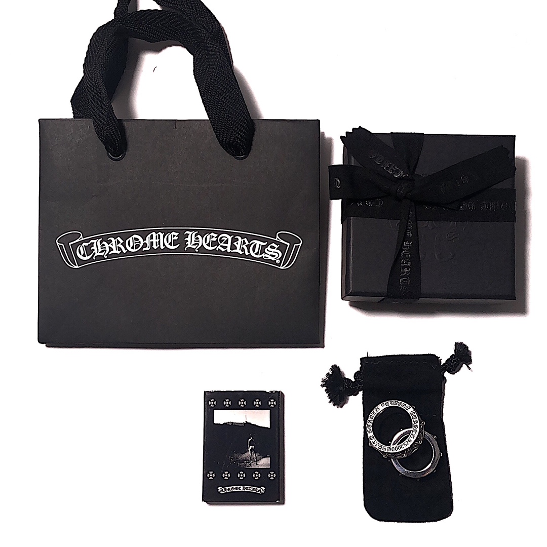 Chrome Hearts 𝗖𝗵𝗿𝗼𝗺𝗲 𝗛𝗲𝗮𝗿𝘁𝘀 克罗心十字架旋转戒指