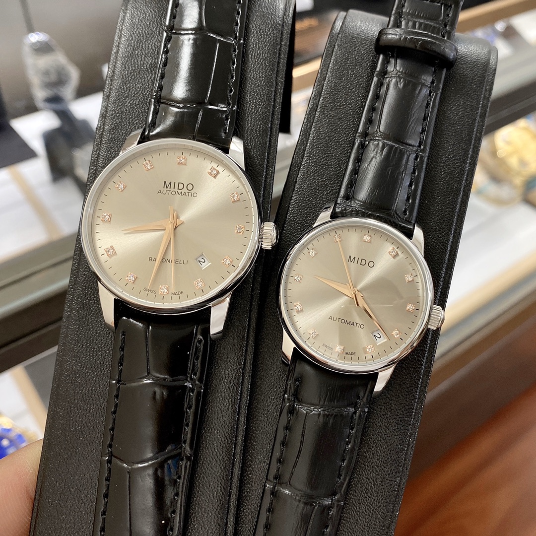 Luxury Couple Watches: Mido-Mido Belemselli Series, Top Quality Materials & Craftsmanship - 图片 4