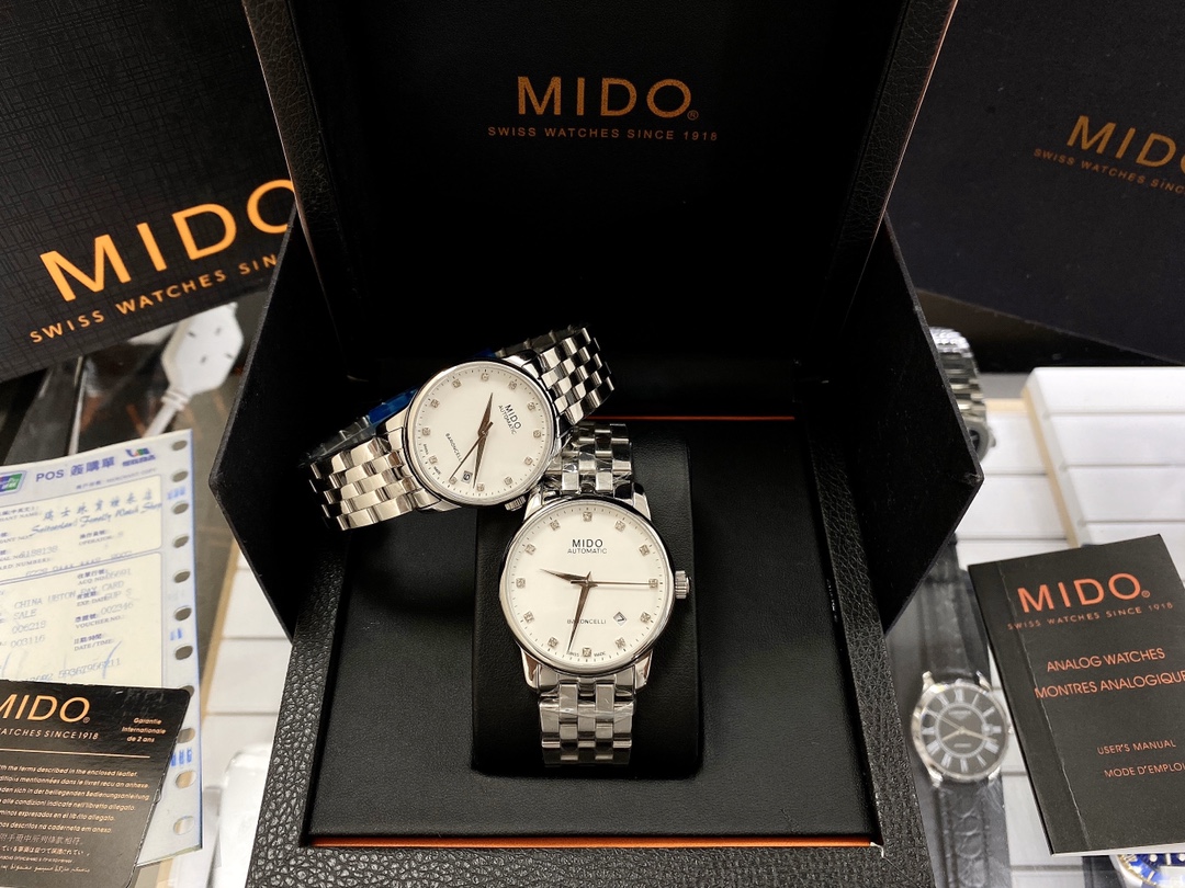 Luxury Couple Watches: Mido-Mido Belemselli Series, Top Quality Materials & Craftsmanship - 图片 2