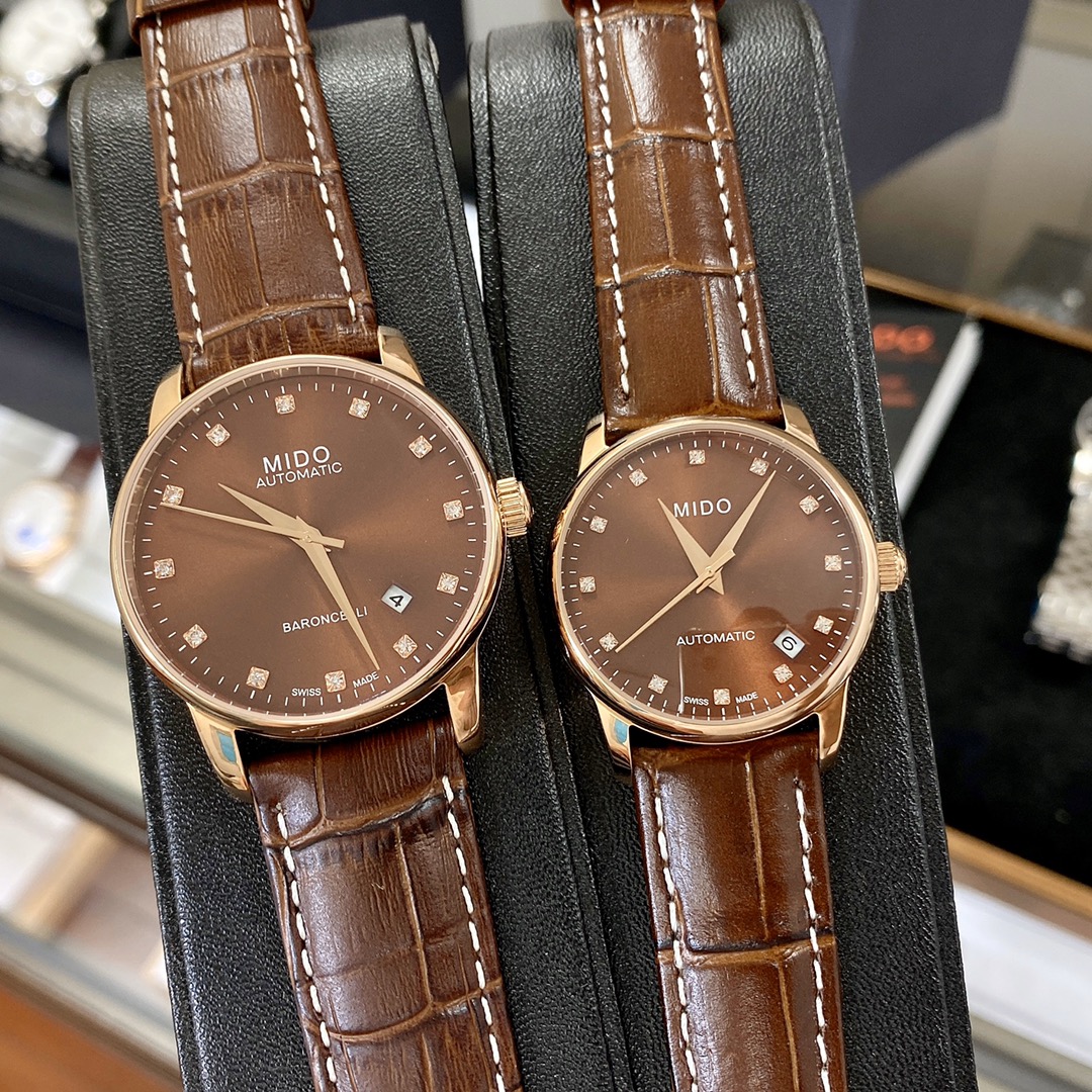 Luxury Couple Watches: Mido-Mido Belemselli Series, Top Quality Materials & Craftsmanship - 图片 5