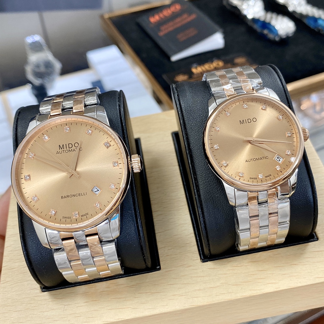 Luxury Couple Watches: Mido-Mido Belemselli Series, Top Quality Materials & Craftsmanship - 图片 3