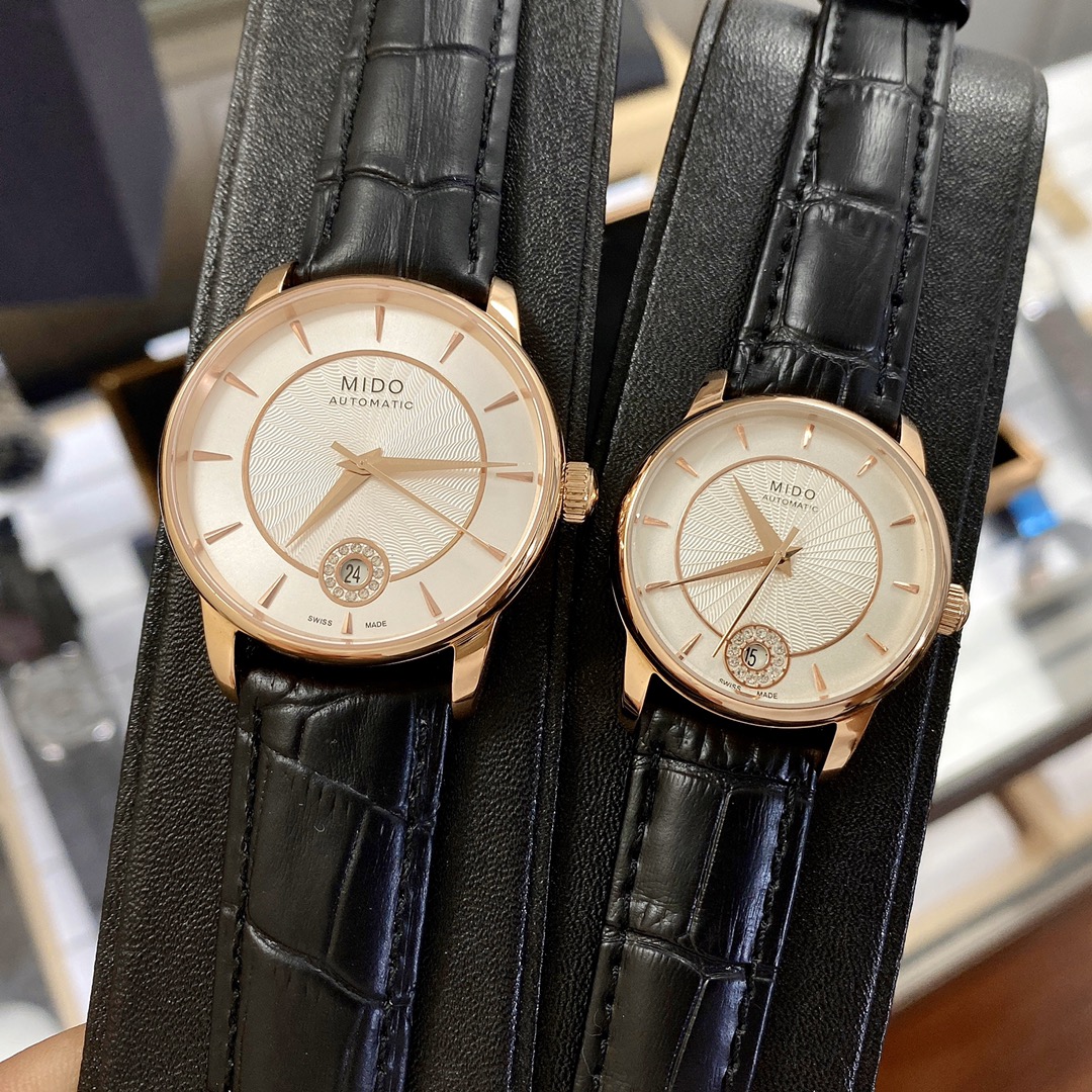 Mido Belemselli Series Couple Watch: Elegant Design, Top Quality, Full Automatic. - 图片 3
