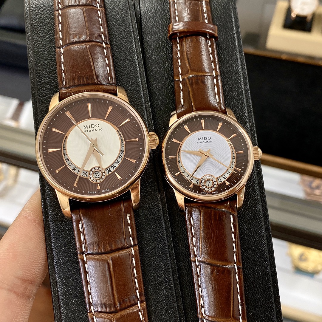Mido Belemselli Series Couple Watch: Elegant Design, Top Quality, Full Automatic. - 图片 5