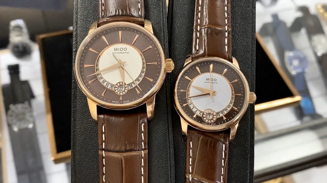 Elegant Mido-Mido Belemselli Series Couple Watches with Top Quality Features