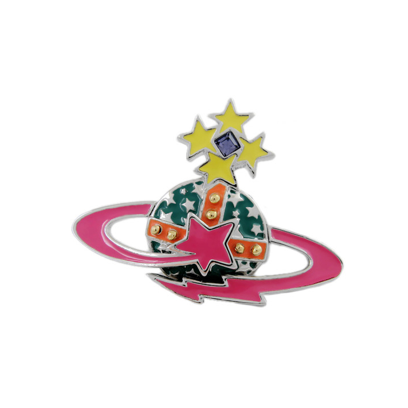 NO:103258,Queen Mother Citizen colored meteor brooch, Queen Mother Citizen brooch, brooch, breastpin19860909西太后彩色流星胸针,西太后胸针,brooch，breastpin,Jewelry