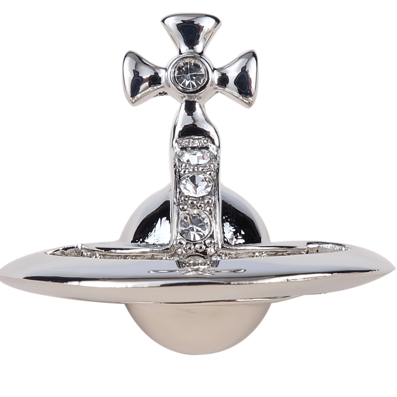 NO:103288,Queen Mother Citizen three-dimensional Saturn brooch, Queen Mother Citizen brooch, brooch, breastpin19860909西太后立体土星胸针,西太后胸针,brooch，breastpin,Jewelry